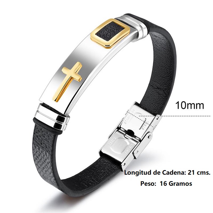 pulseras elegantes de cuero hombres