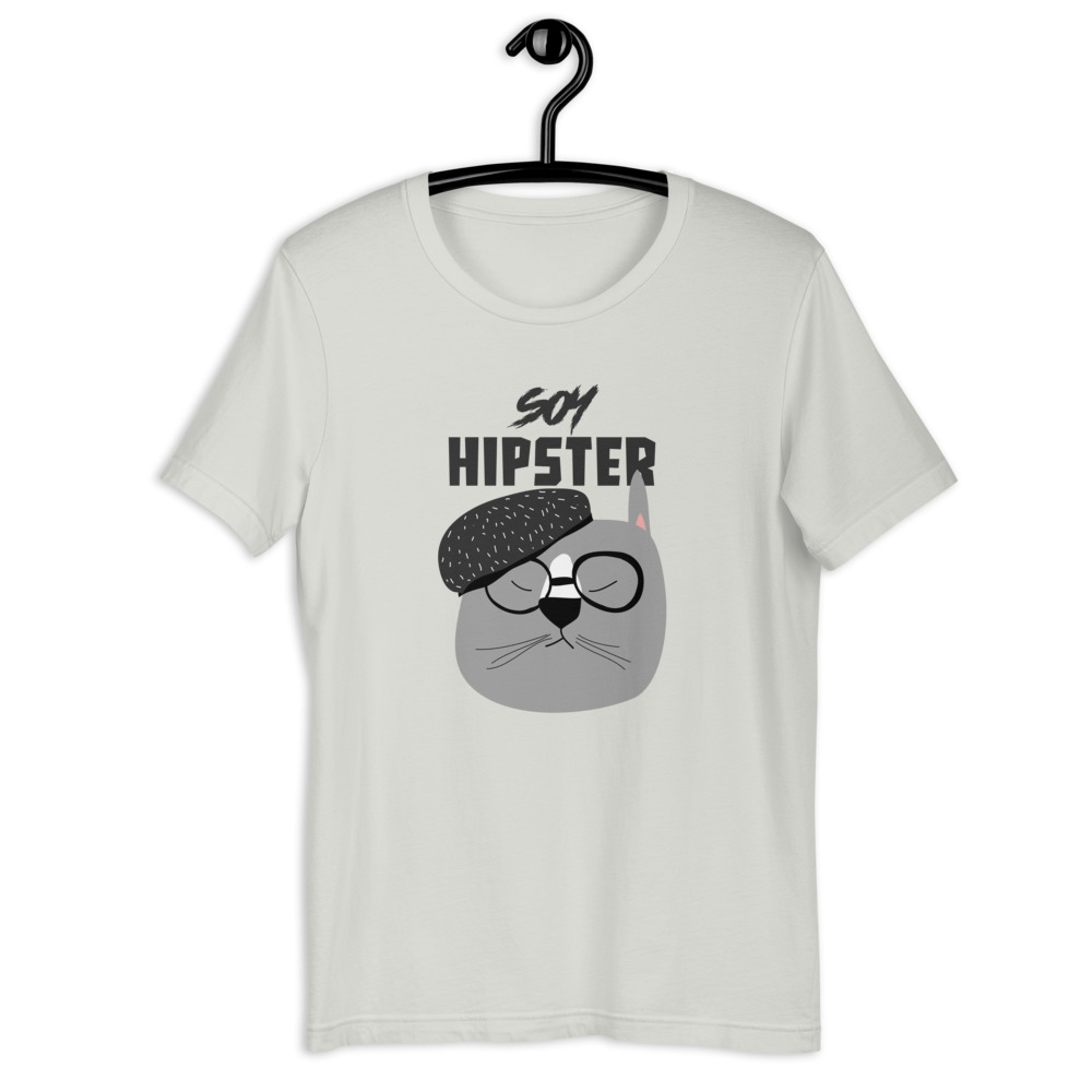 camiseta blanca hipster con gatito camiseta blanca hipster con gatito