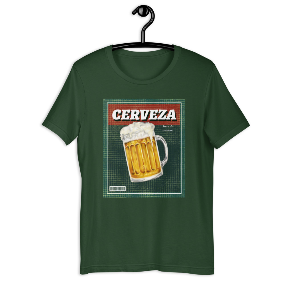 camiseta con cerveza