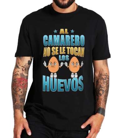 camisetas graciosas para camareros hombres