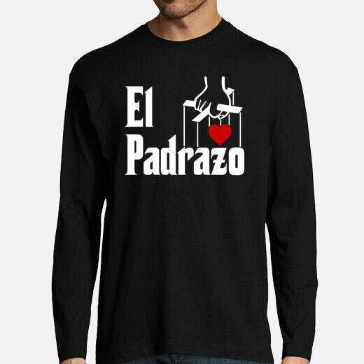 camiseta y sudadera del padrino en color negro