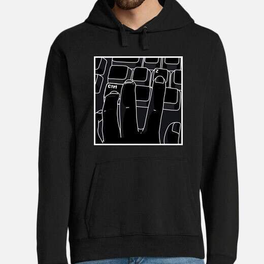 sudaderas aesthetic hombre negras con capucha